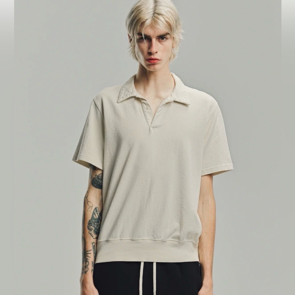 LES TIEN PIQUÉ SHORT SLEEVE TENNIS POLO